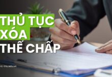 Thủ Tục Xóa Thế Chấp