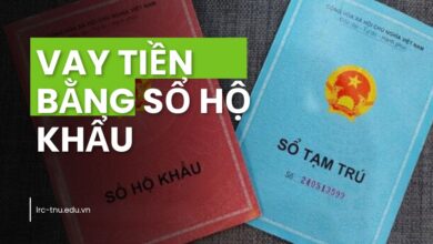 VAY TIỀN BẰNG SỔ HỘ KHẨU